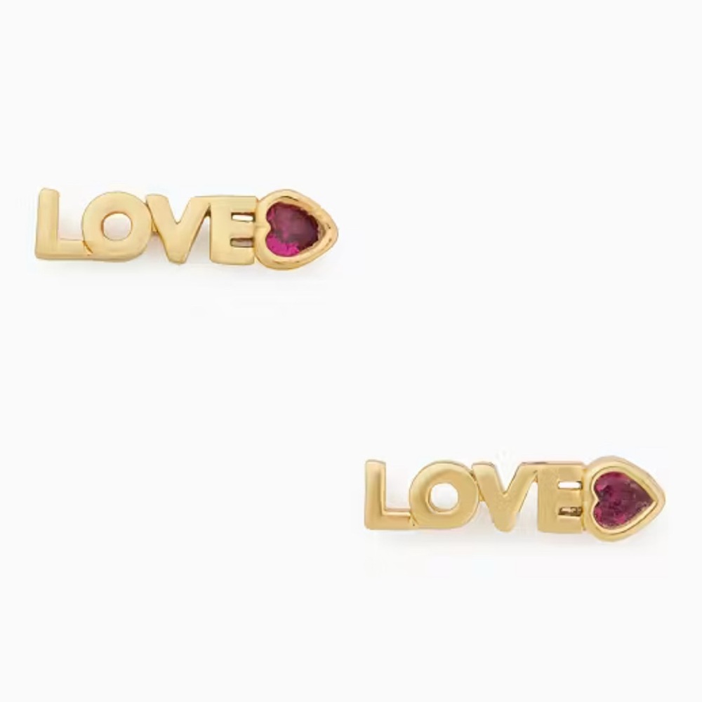 Kate Spade Love You, Mom Love Studs NWT